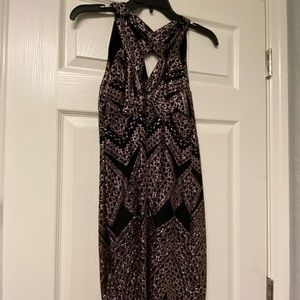 Black & Rose Gold Cocktail Dress